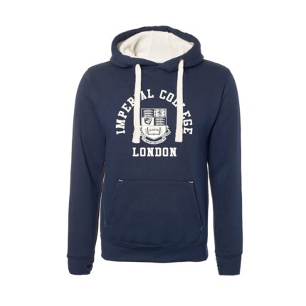 Custom Navy Blue Printed Hoodie Manufacturer | Warrco Industry