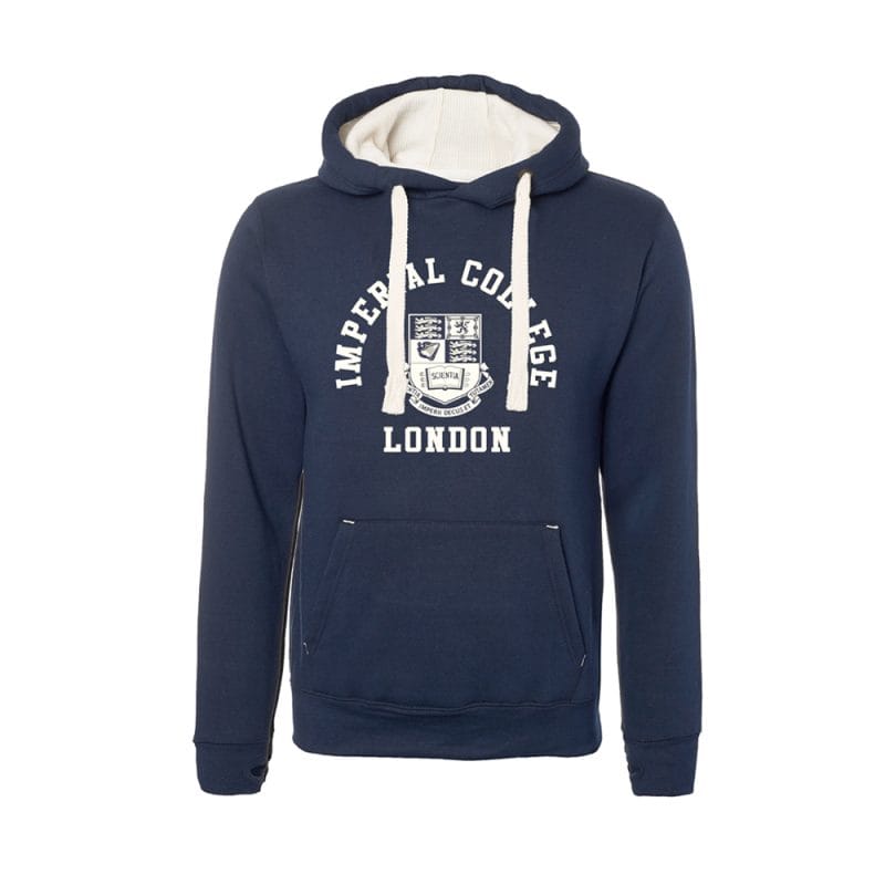 Custom Navy Blue Printed Hoodie Manufacturer | Warrco Industry