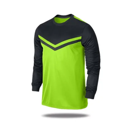 Custom Lime Green & Black Goalkeeper Jersey | Warrco Industry
