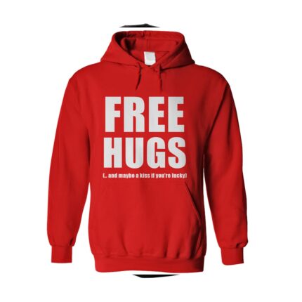 Custom Red Printed Pullover Hoodie Manufacturer | Warrco Industry