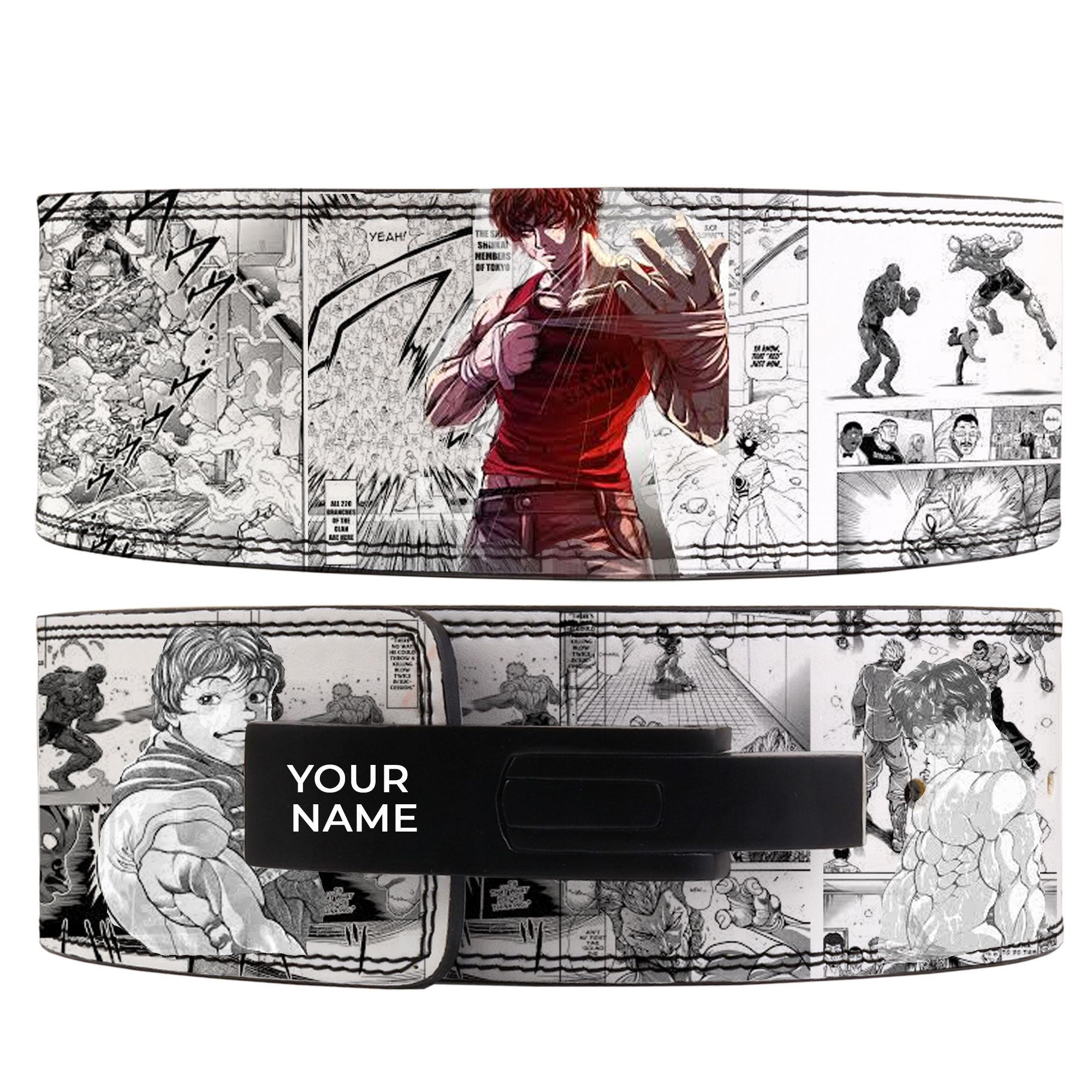 baki4... Custom Anime Lever Belt - Image 1