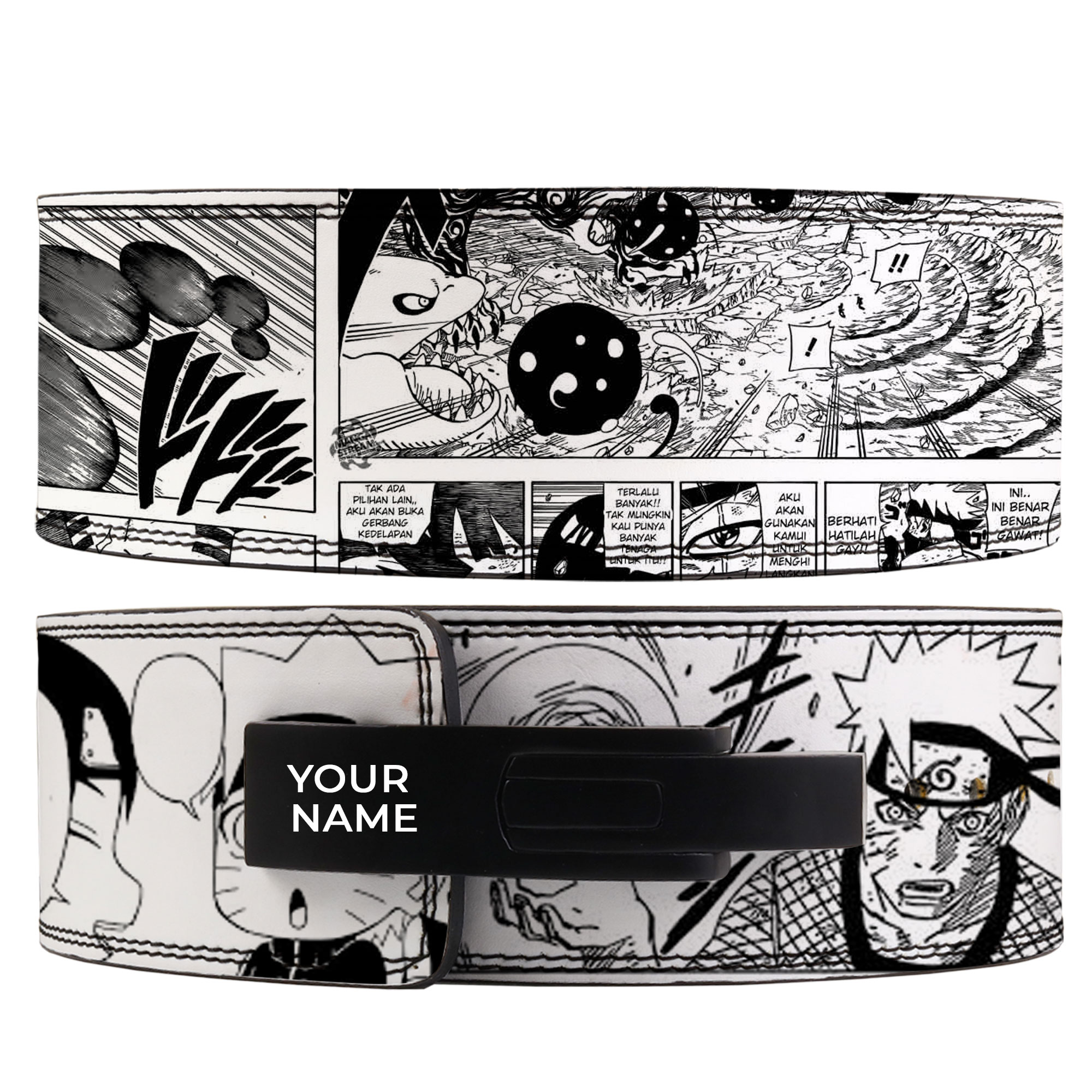 naruto2... Custom Anime Lever Belt - Image 1