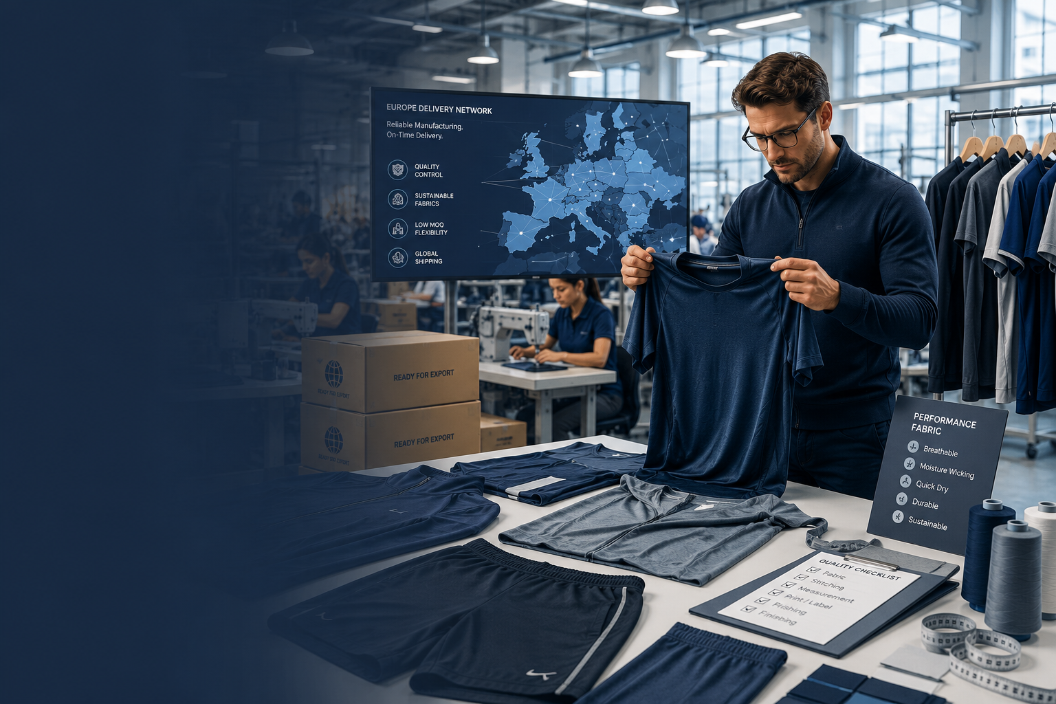 How to Find a Reliable Sportswear Manufacturer in Europe