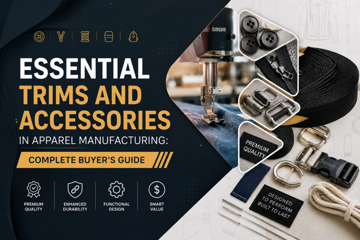 Apparel Manufacturing Trims: Complete Buyer's Guide